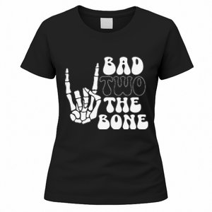 Bad Two The Bone Birthday 2nd 2 Years Old Birthday Gift Women's T-Shirt