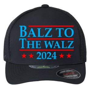 Balz To The Walz 2024 Kamala Harris Tim Waltz Election Flexfit Unipanel Trucker Cap