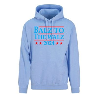 Balz To The Walz 2024 Kamala Harris Tim Waltz Election Unisex Surf Hoodie