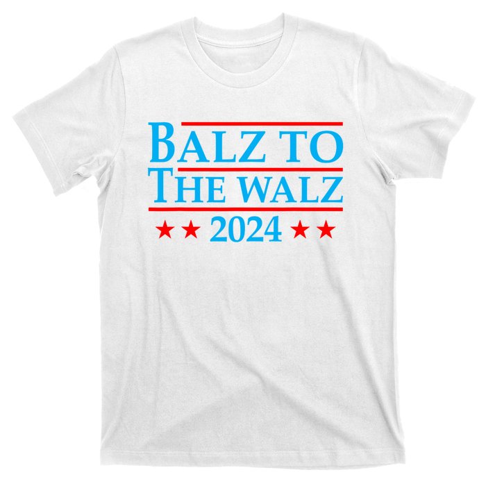 Balz To The Walz 2024 Kamala Harris Tim Waltz Election T-Shirt