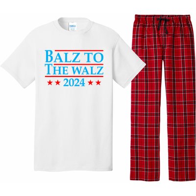 Balz To The Walz 2024 Kamala Harris Tim Waltz Election Pajama Set