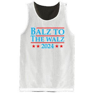 Balz To The Walz 2024 Kamala Harris Tim Waltz Election Mesh Reversible Basketball Jersey Tank