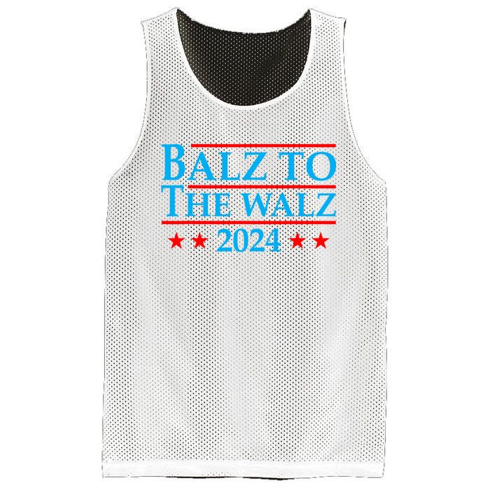 Balz To The Walz 2024 Kamala Harris Tim Waltz Election Mesh Reversible Basketball Jersey Tank