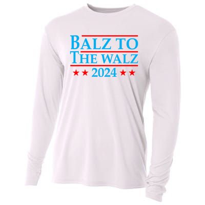 Balz To The Walz 2024 Kamala Harris Tim Waltz Election Cooling Performance Long Sleeve Crew