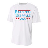 Balz To The Walz 2024 Kamala Harris Tim Waltz Election Performance Sprint T-Shirt