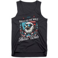 Ballz To The Walz Harris Walz 2024 Sunglasses Eagle Election Tank Top