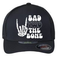 Bad Two The Bone Birthday 2nd 2 Years Old Birthday Boy Girl Flexfit Unipanel Trucker Cap