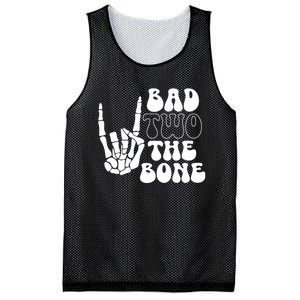 Bad Two The Bone Birthday 2nd 2 Years Old Birthday Boy Girl Mesh Reversible Basketball Jersey Tank