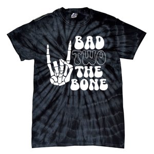 Bad Two The Bone Birthday 2nd 2 Years Old Birthday Boy Girl Tie-Dye T-Shirt