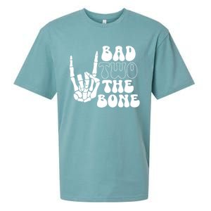 Bad Two The Bone Birthday 2nd 2 Years Old Birthday Boy Girl Sueded Cloud Jersey T-Shirt