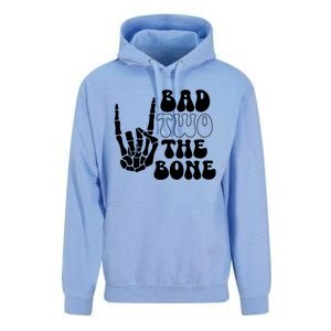 Bad Two The Bone Birthday 2nd 2 Years Old Birthday Boy Girl Unisex Surf Hoodie