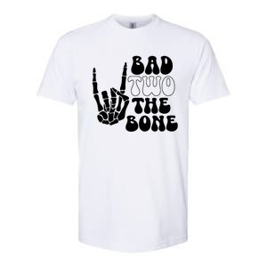 Bad Two The Bone Birthday 2nd 2 Years Old Birthday Boy Girl Softstyle CVC T-Shirt