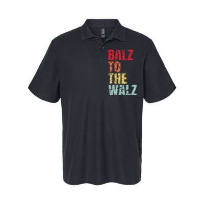 Balz To The Walz Harris Walz 2024 Softstyle Adult Sport Polo