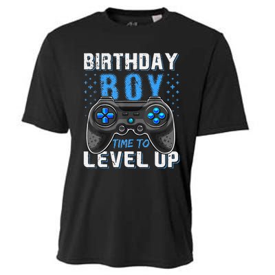 Birthday Time To Level Up Video Game Birthday Gamer Gift Cooling Performance Crew T-Shirt