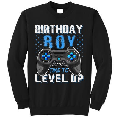 Birthday Time To Level Up Video Game Birthday Gamer Gift Sweatshirt