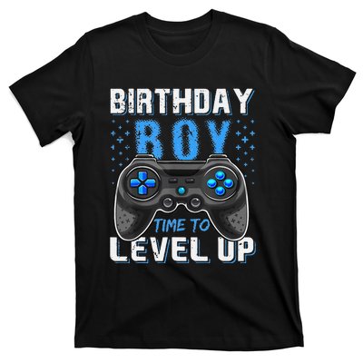 Birthday Time To Level Up Video Game Birthday Gamer Gift T-Shirt