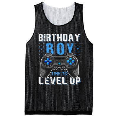 Birthday Time To Level Up Video Game Birthday Gamer Gift Mesh Reversible Basketball Jersey Tank