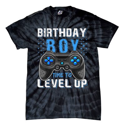 Birthday Time To Level Up Video Game Birthday Gamer Gift Tie-Dye T-Shirt