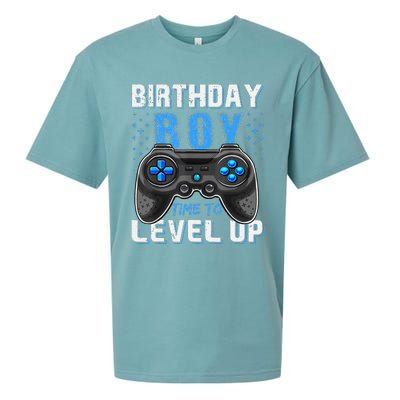 Birthday Time To Level Up Video Game Birthday Gamer Gift Sueded Cloud Jersey T-Shirt