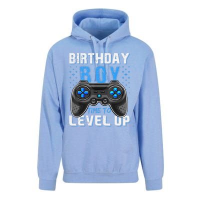 Birthday Time To Level Up Video Game Birthday Gamer Gift Unisex Surf Hoodie