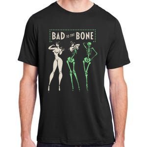 Bad To The Bone Girl Skeleton Adult ChromaSoft Performance T-Shirt