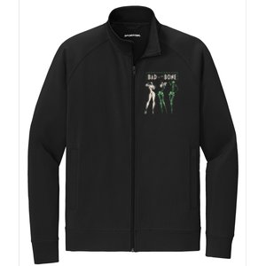 Bad To The Bone Girl Skeleton Stretch Full-Zip Cadet Jacket