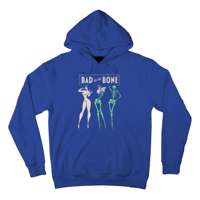 Bad To The Bone Girl Skeleton Hoodie