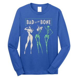 Bad To The Bone Girl Skeleton Long Sleeve Shirt