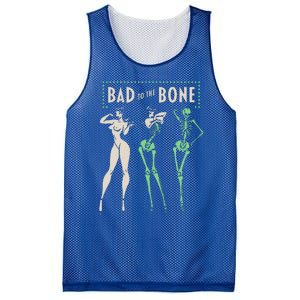 Bad To The Bone Girl Skeleton Mesh Reversible Basketball Jersey Tank