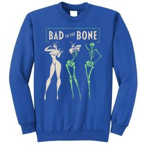 Bad To The Bone Girl Skeleton Tall Sweatshirt