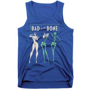 Bad To The Bone Girl Skeleton Tank Top