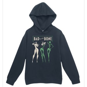 Bad To The Bone Girl Skeleton Urban Pullover Hoodie