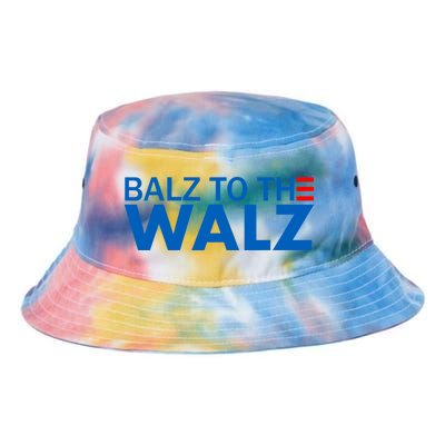 Balz To The Walz 2024 Kamala Harris Tim Waltz Election Tie Dye Newport Bucket Hat