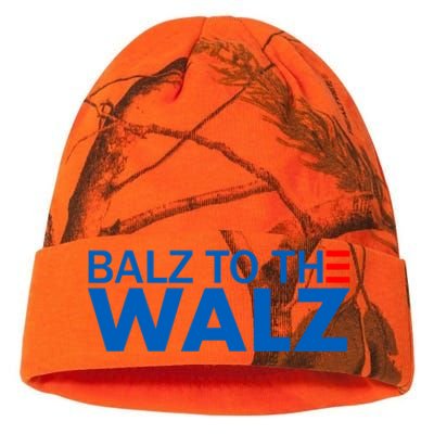 Balz To The Walz 2024 Kamala Harris Tim Waltz Election Kati Licensed 12" Camo Beanie