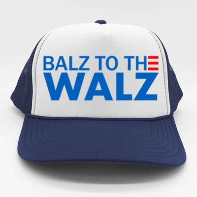 Balz To The Walz 2024 Kamala Harris Tim Waltz Election Trucker Hat