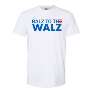 Balz To The Walz 2024 Kamala Harris Tim Waltz Election Softstyle CVC T-Shirt