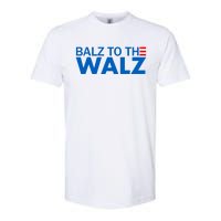 Balz To The Walz 2024 Kamala Harris Tim Waltz Election Softstyle CVC T-Shirt