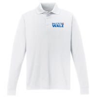 Balz To The Walz 2024 Kamala Harris Tim Waltz Election Performance Long Sleeve Polo