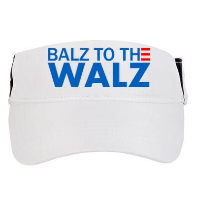 Balz To The Walz 2024 Kamala Harris Tim Waltz Election Adult Drive Performance Visor