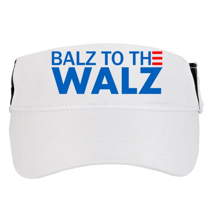 Balz To The Walz 2024 Kamala Harris Tim Waltz Election Adult Drive Performance Visor