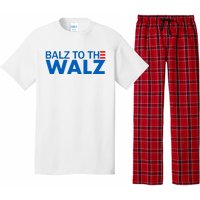 Balz To The Walz 2024 Kamala Harris Tim Waltz Election Pajama Set