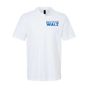 Balz To The Walz 2024 Kamala Harris Tim Waltz Election Softstyle Adult Sport Polo