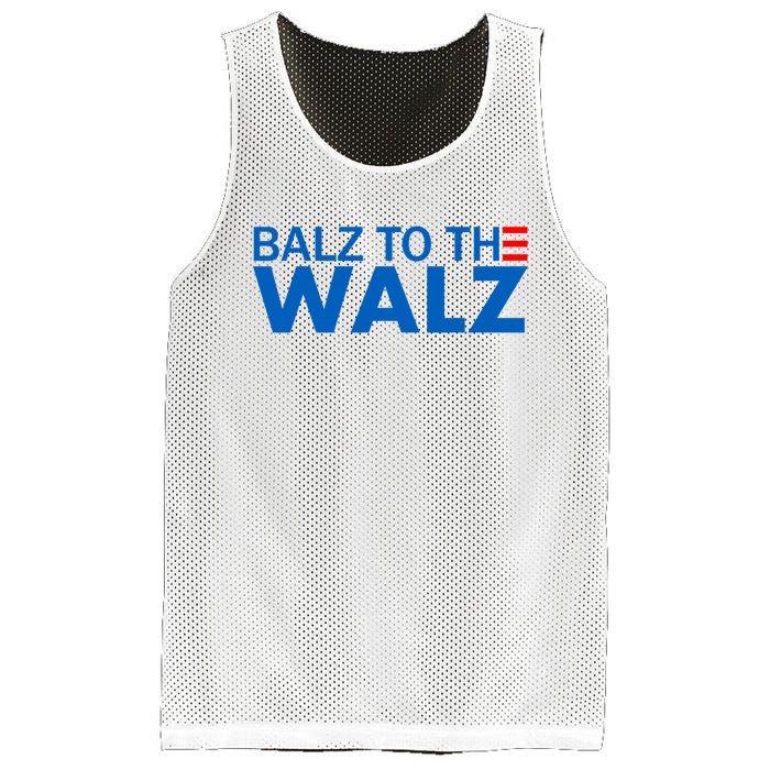 Balz To The Walz 2024 Kamala Harris Tim Waltz Election Mesh Reversible Basketball Jersey Tank