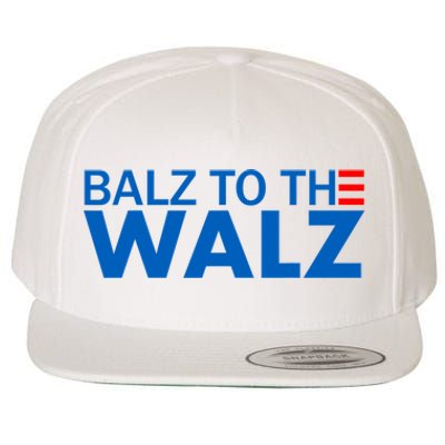 Balz To The Walz 2024 Kamala Harris Tim Waltz Election Wool Snapback Cap