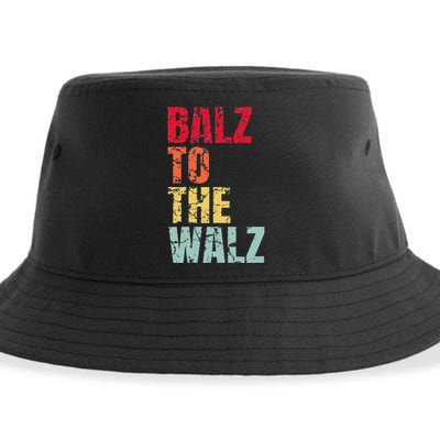 Balz To The Walz Harris Walz 2024 Gift Sustainable Bucket Hat