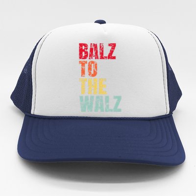 Balz To The Walz Harris Walz 2024 Gift Trucker Hat