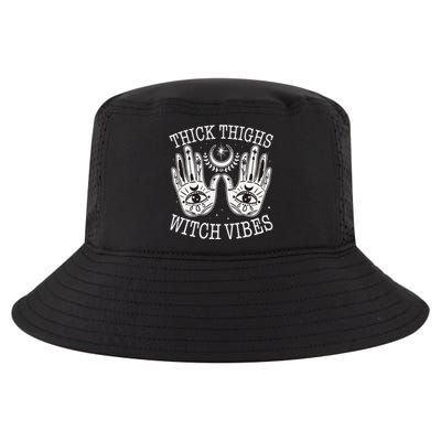 Boho Thick Thighs Witch Vibes Cool Comfort Performance Bucket Hat