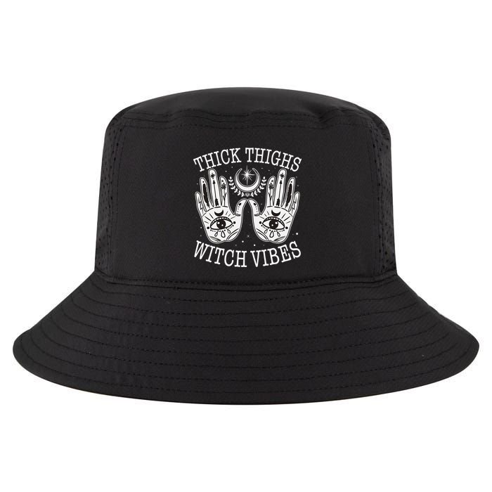 Boho Thick Thighs Witch Vibes Cool Comfort Performance Bucket Hat