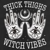 Boho Thick Thighs Witch Vibes Cool Comfort Performance Bucket Hat