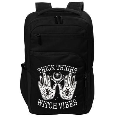 Boho Thick Thighs Witch Vibes Impact Tech Backpack